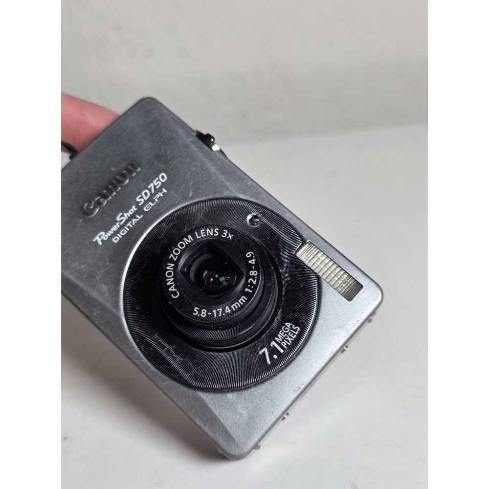 Canon PowerShot Digital ELPH Silver SD750 Digital Camera Battery Charger SD - Picture 15 of 15